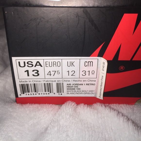 (SOLD) Air Jordan 1 Retro “Barons” - Picture 6 of 7